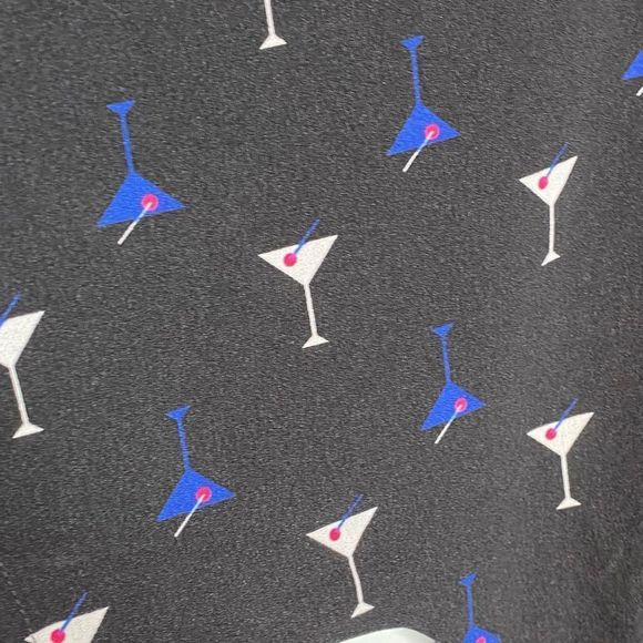 ModCloth just a little something belted shift dress martinis cocktail glass retr - Picture 7 of 9